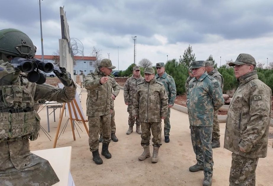 Türkiyə və Azərbaycanın Quru Qoşunları komandanları Suriya ilə sərhəddə olublar