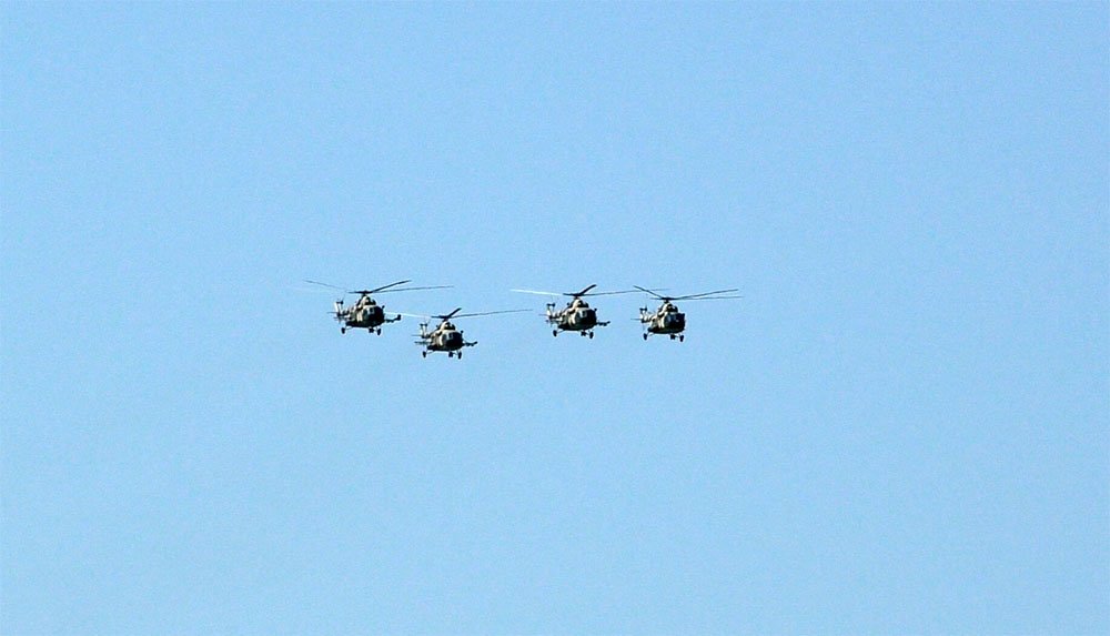 Azərbaycan Ordusunun hərbi pilotları təlim-məşq uçuşları keçiriblər