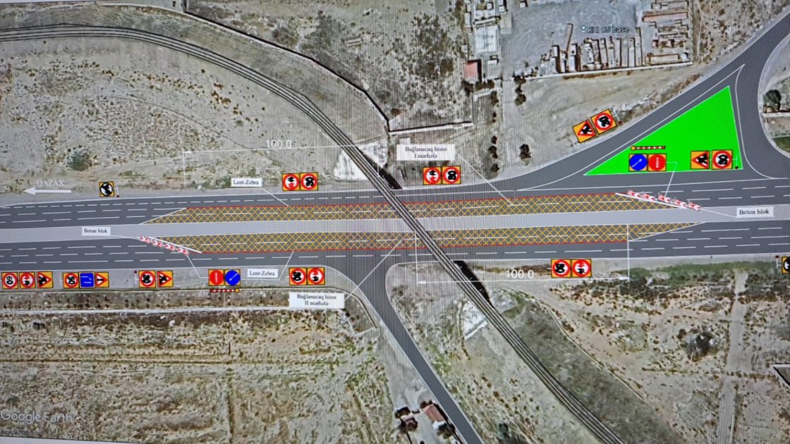 Bakı-Ələt-Qazax yolunun 27-ci kilometrliyində avtomobillərin hərəkəti qismən məhdudlaşdırılacaq