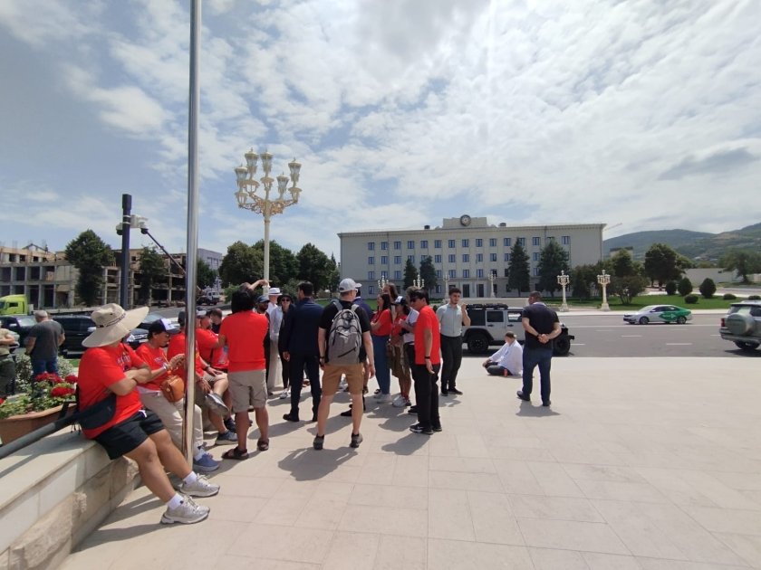 Dünya səyyahları Xankəndi şəhərinə səfər ediblər 