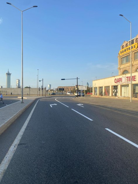 Ziya Bünyadov prospektinin Böyükşor-Pirşağı yolu ilə kəsişməsində yol hərəkəti yenidən təşkil edilib