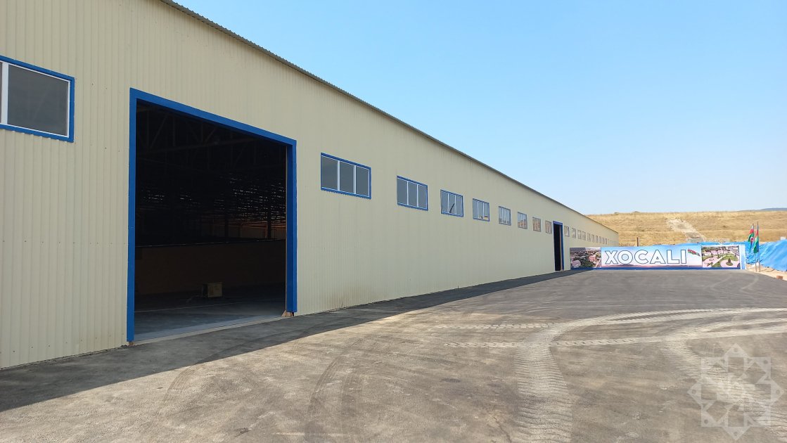 Xocalıda fəaliyyətə başlayan zavodun illik kərpic istehsalı 16 milyondan çoxdur