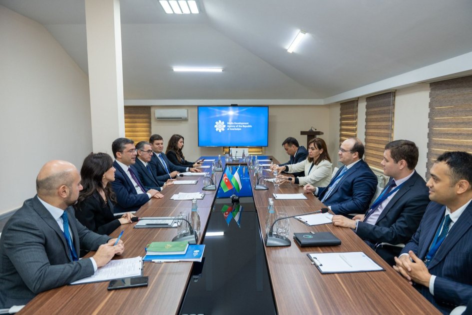 Medianın İnkişafı Agentliyində Özbəkistan nümayəndə heyəti ilə görüş keçirilib