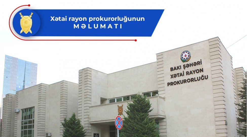 Xətai Rayon Prokurorluğu tərəfindən “Vüsal 300” həbs olundu