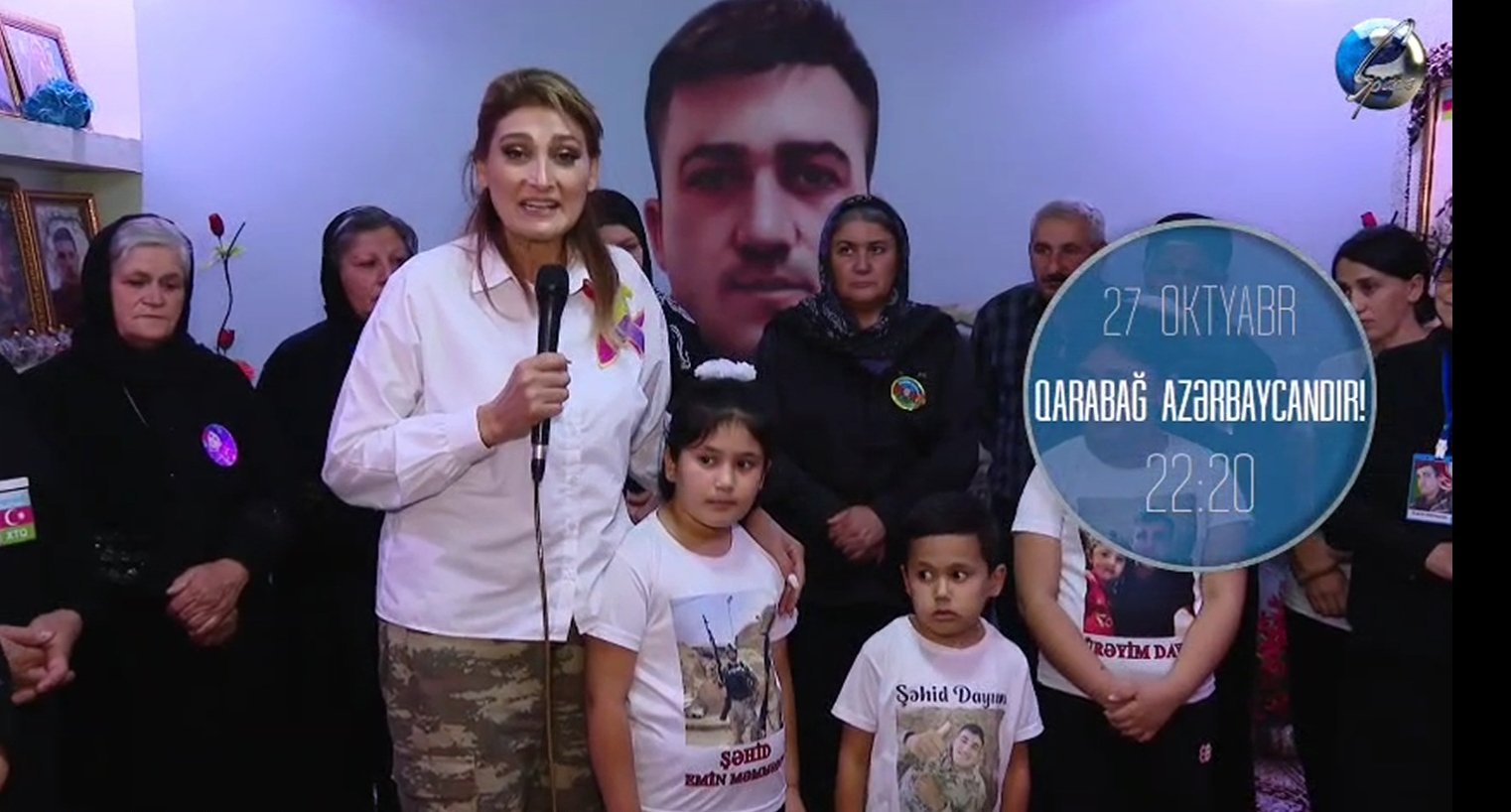 Teleaparıcı Nuranə Axundovadan şəhid ailəsinə mənəvi dəstək ziyarəti