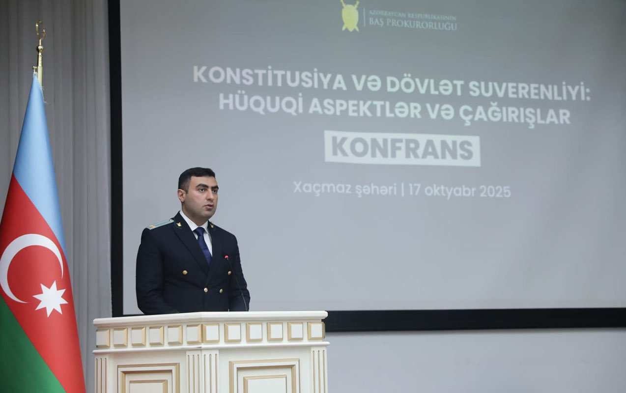 Baş Prokurorluq Xaçmazda konfrans keçirdi - Fotolar