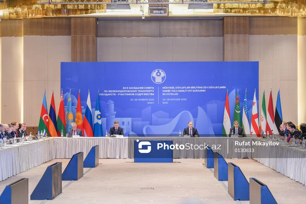 MDB Dəmir Yolu Nəqliyyatı Şurasının iclasında protokol imzalanıb