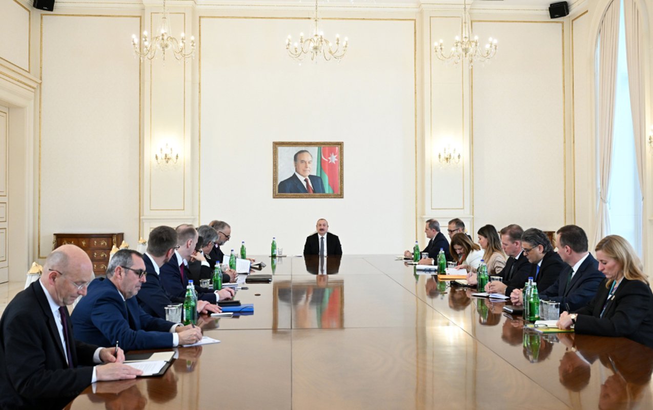 13 ölkənin NATO-dakı daimi nümayəndələri Əliyevin qəbulunda - Fotolar