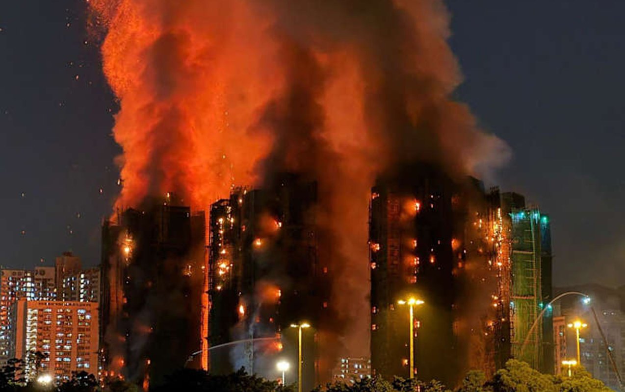 Honkonqda yanğında ölənlərin sayı 146-ya çatdı