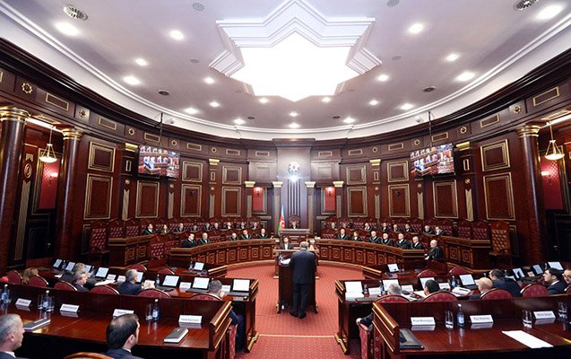 Ali Məhkəmə Plenumunun növbəti iclası keçirildi - Foto