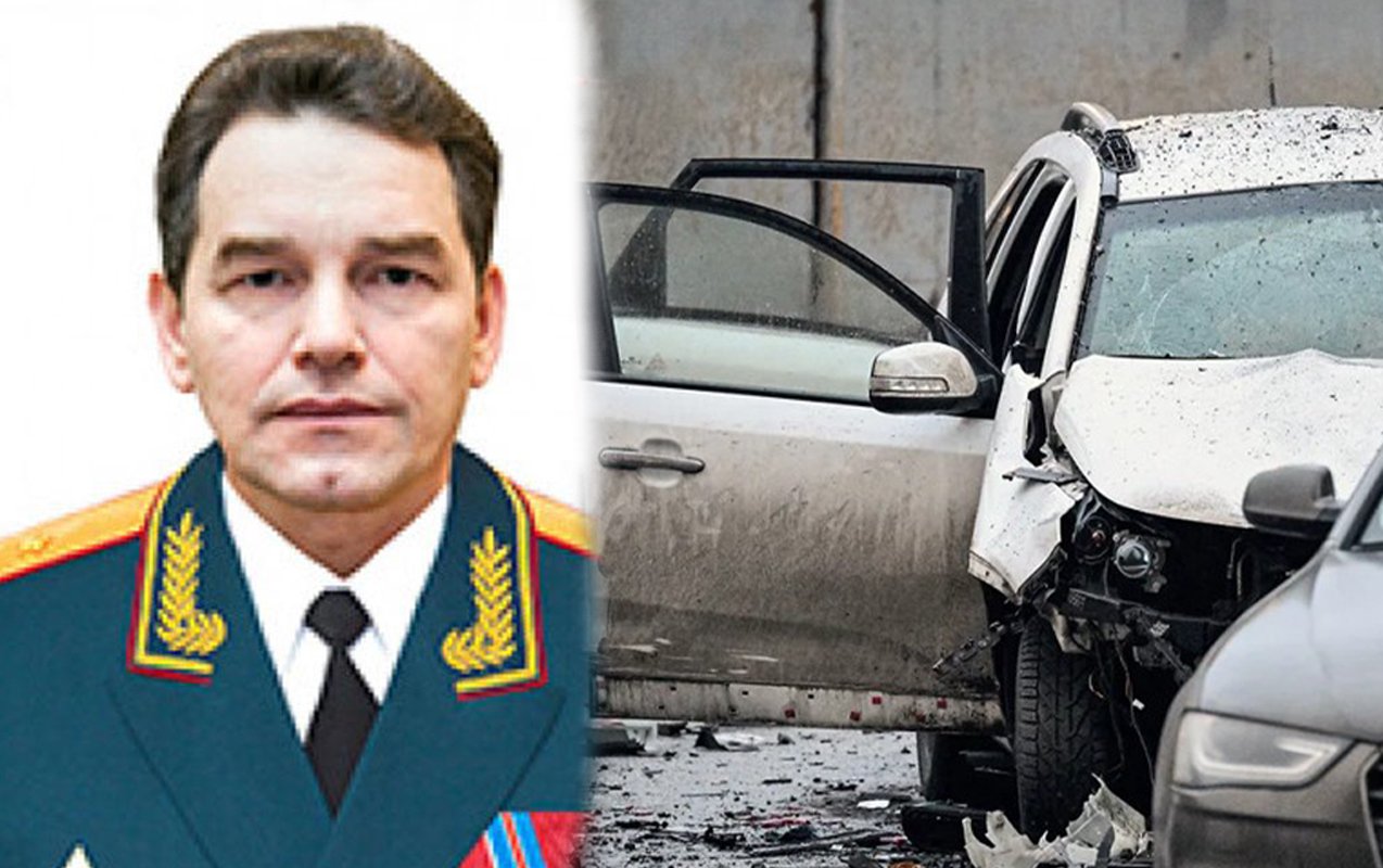 Moskvada general avtomobilində partladılaraq öldürüldü - Fotolar