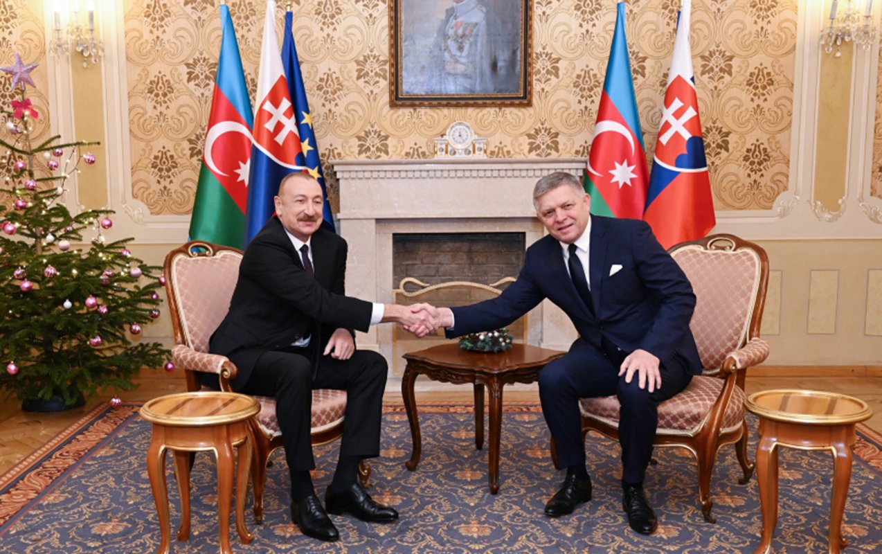 Əliyev Fitso ilə təkbətək görüşdü - Fotolar