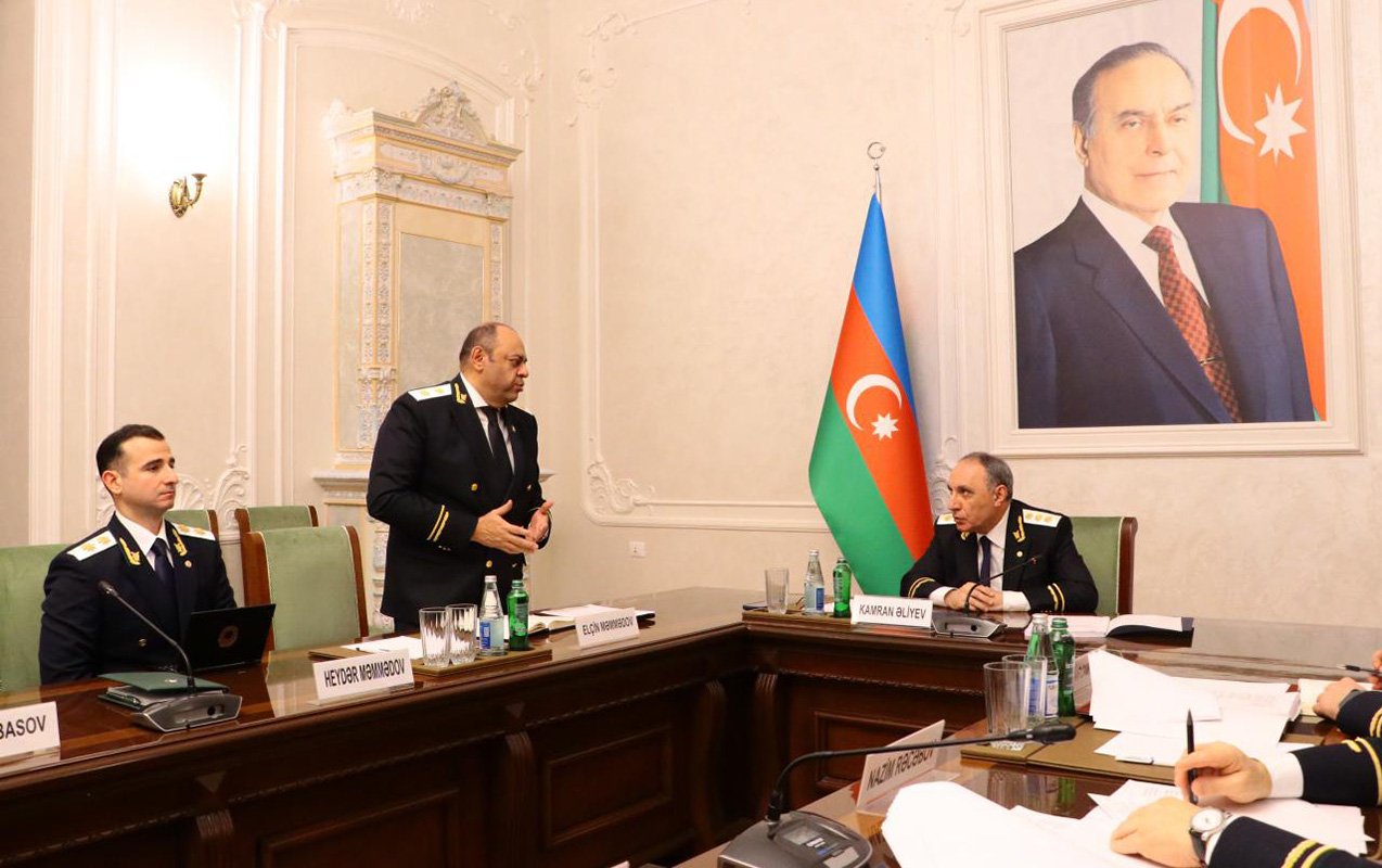 Kamran Əliyev kollegiya iclası keçirdi - Foto