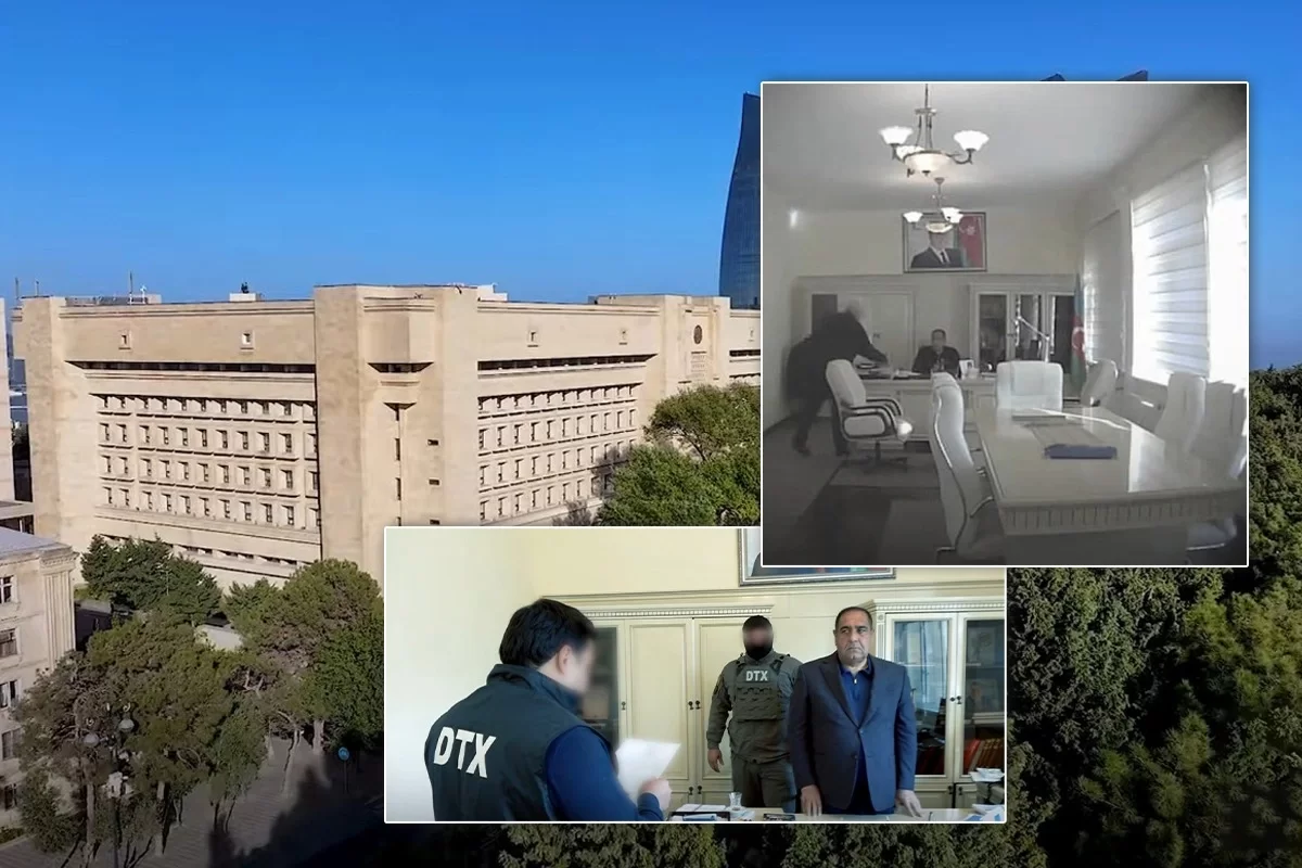 DTX tərəfindən saxlanılan sabiq icra başçısının cinayət əməllərinin GÖRÜNTÜLƏRİ