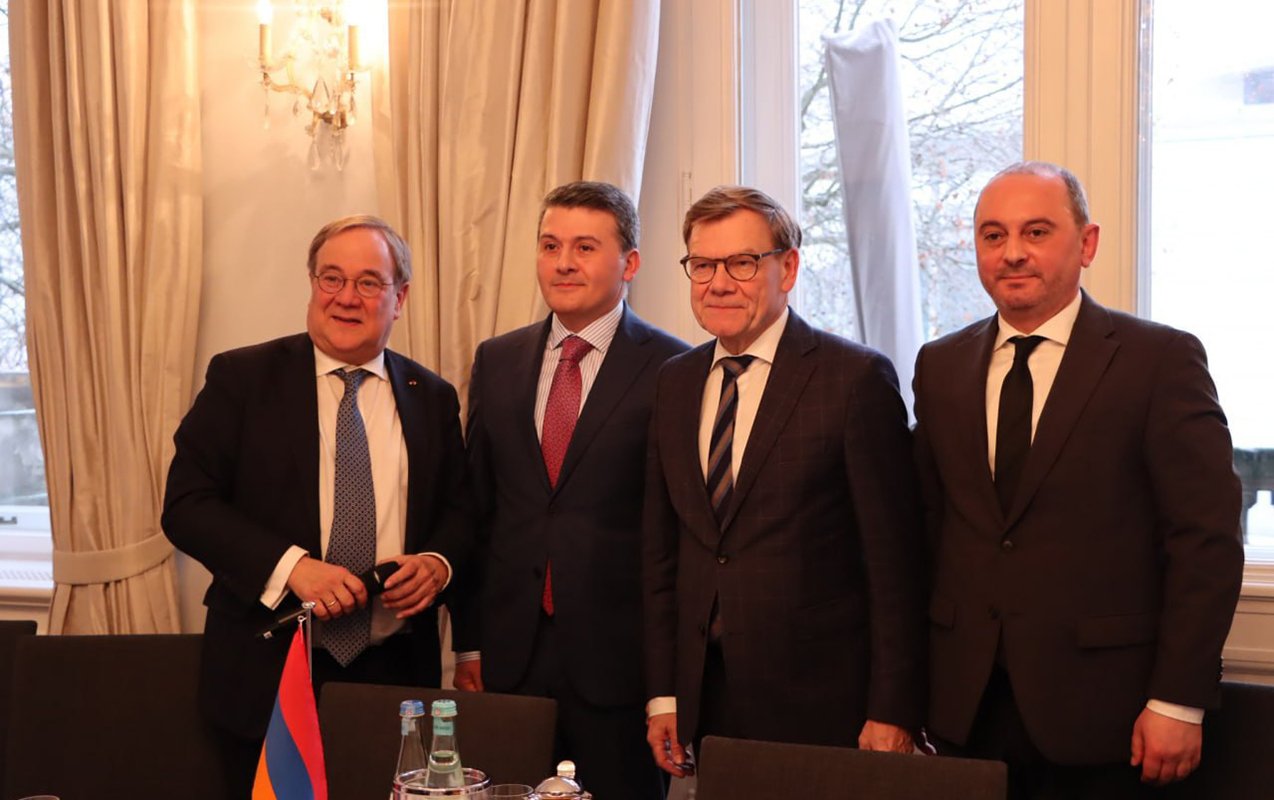 Azərbaycan və Ermənistanın Almaniyadakı səfirləri görüşdü - Foto