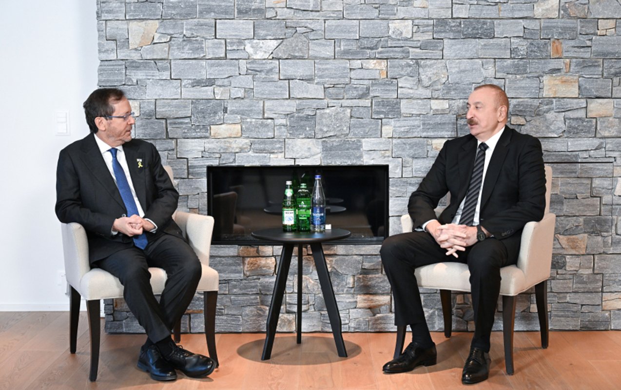 Azərbaycan və İsrail prezidentləri görüşdü - Fotolar