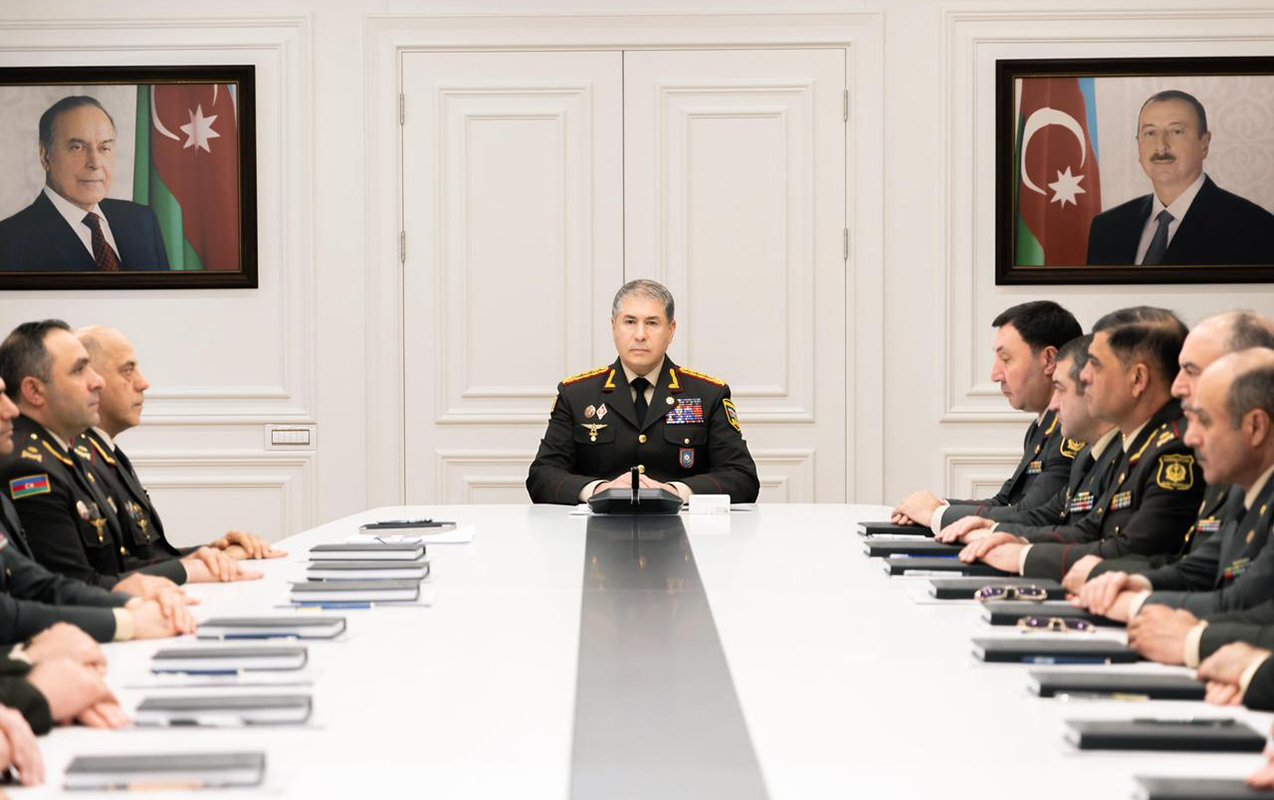 Daxili Qoşunlarda 2025-ci ilin xidməti fəaliyyətinə dair müşavirə keçirildi - Video