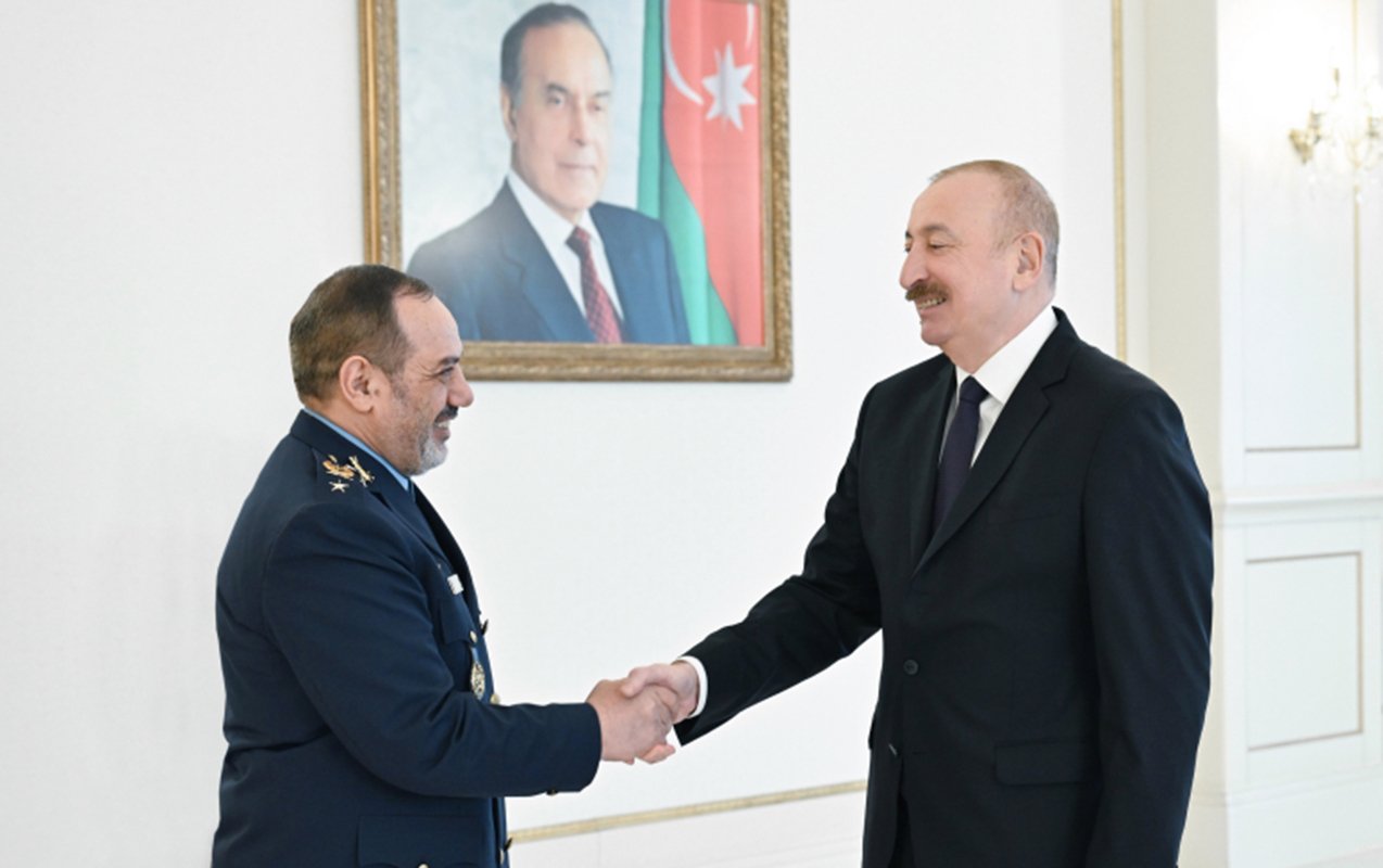 Prezident iranlı naziri qəbul etdi - Fotolar