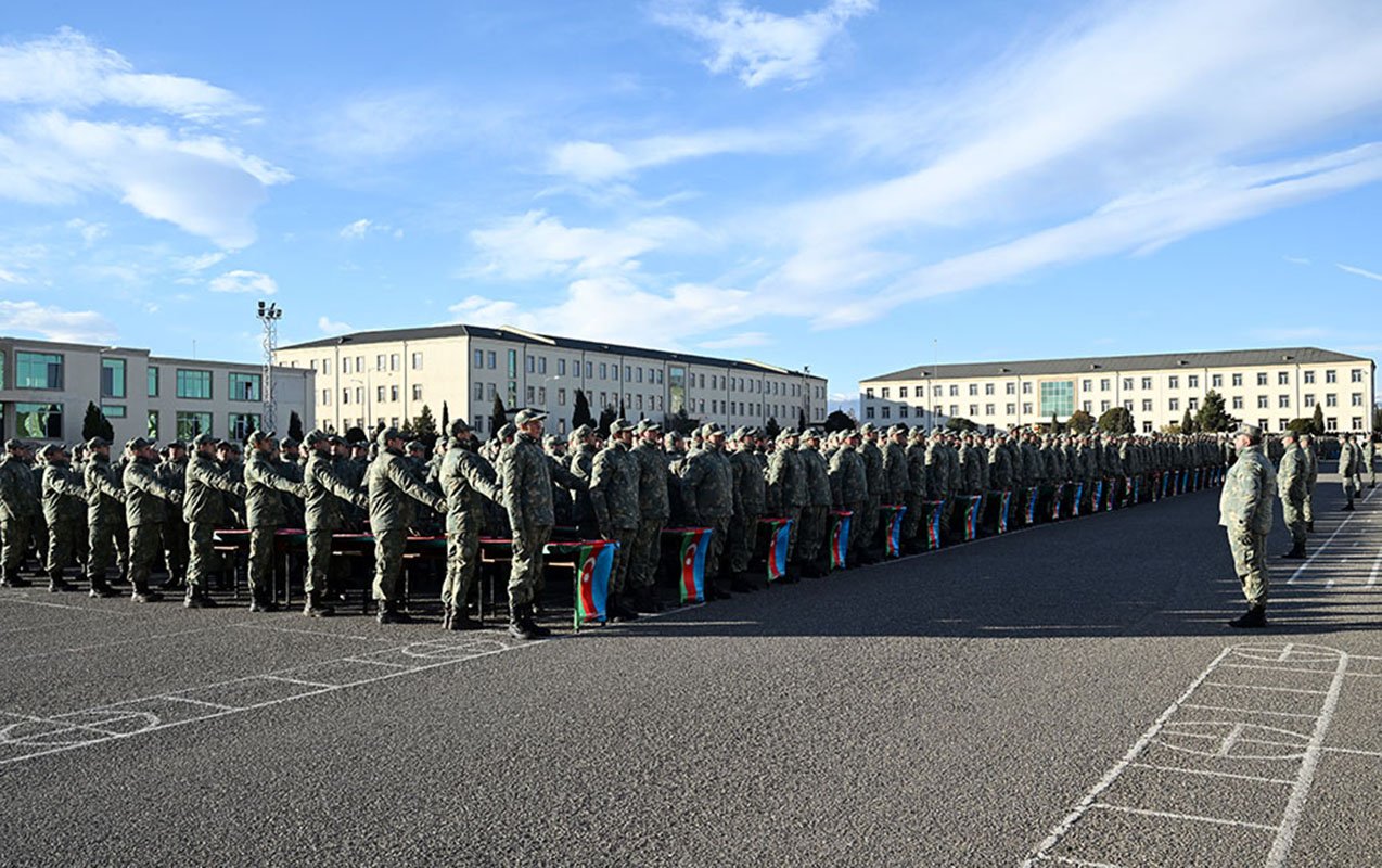 Azərbaycan Ordusunda andiçmə - Fotolar