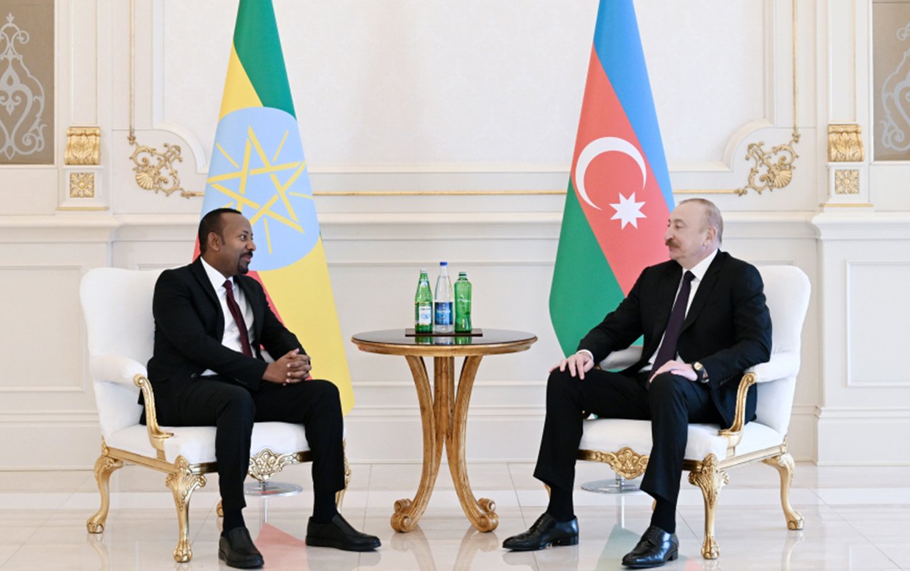 Prezident Abiy Əhməd Əli ilə təkbətək görüşdü - Fotolar