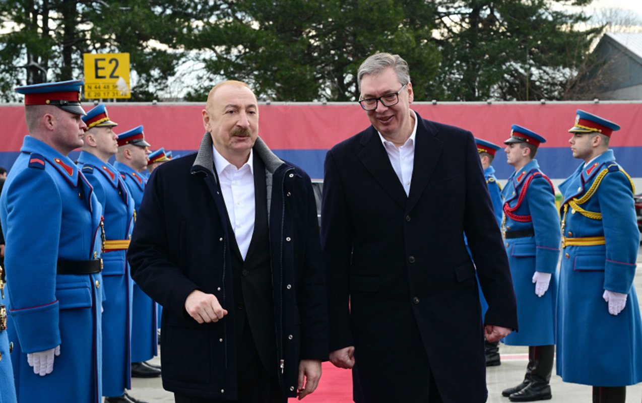 Prezidentin Serbiyaya səfəri başa çatdı - Fotolar